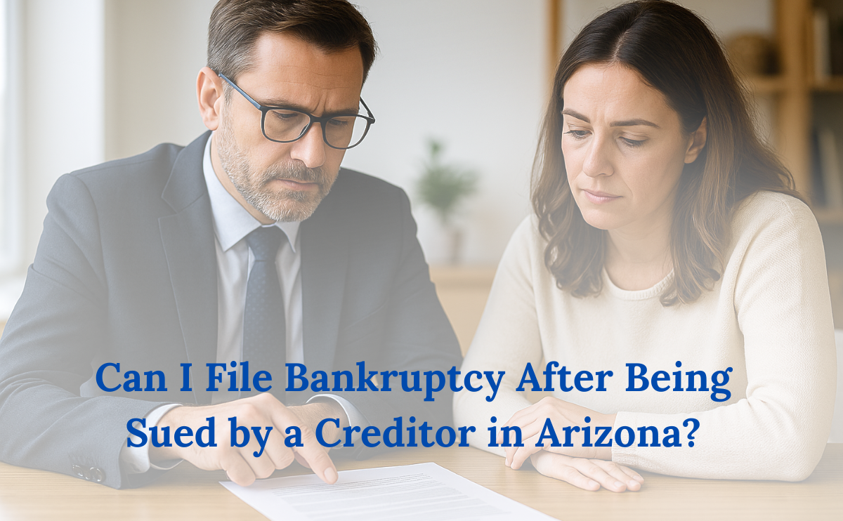 Can I File Bankruptcy After Being Sued by a Creditor in Arizona