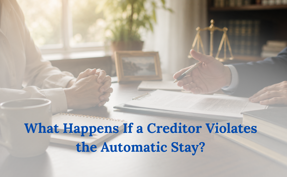 What Happens If a Creditor Violates the Automatic Stay?
