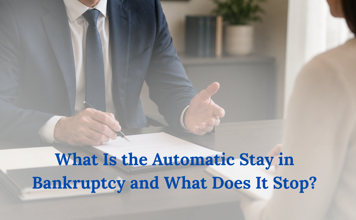 What Is the Automatic Stay in Bankruptcy and What Does It Stop