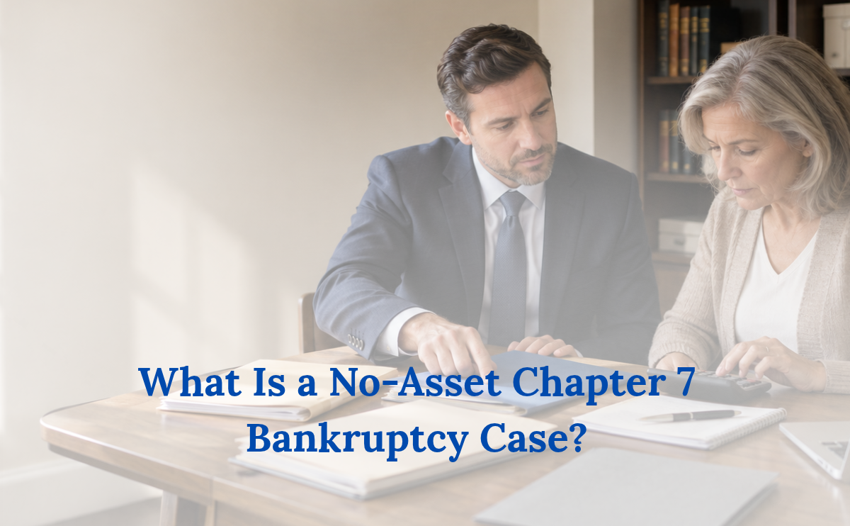 No asset Chapter 7 bankruptcy case explained